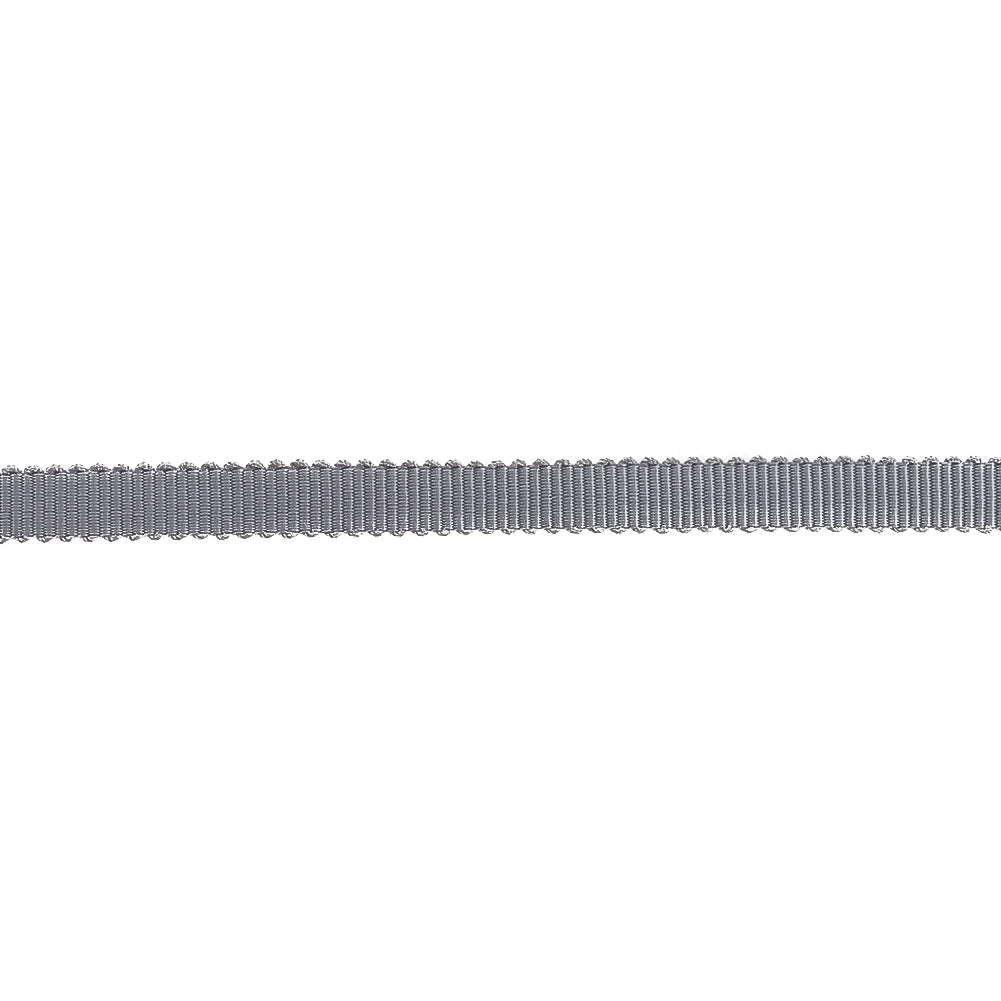 Steel Gray Petersham Grosgrain Ribbon - 0.25