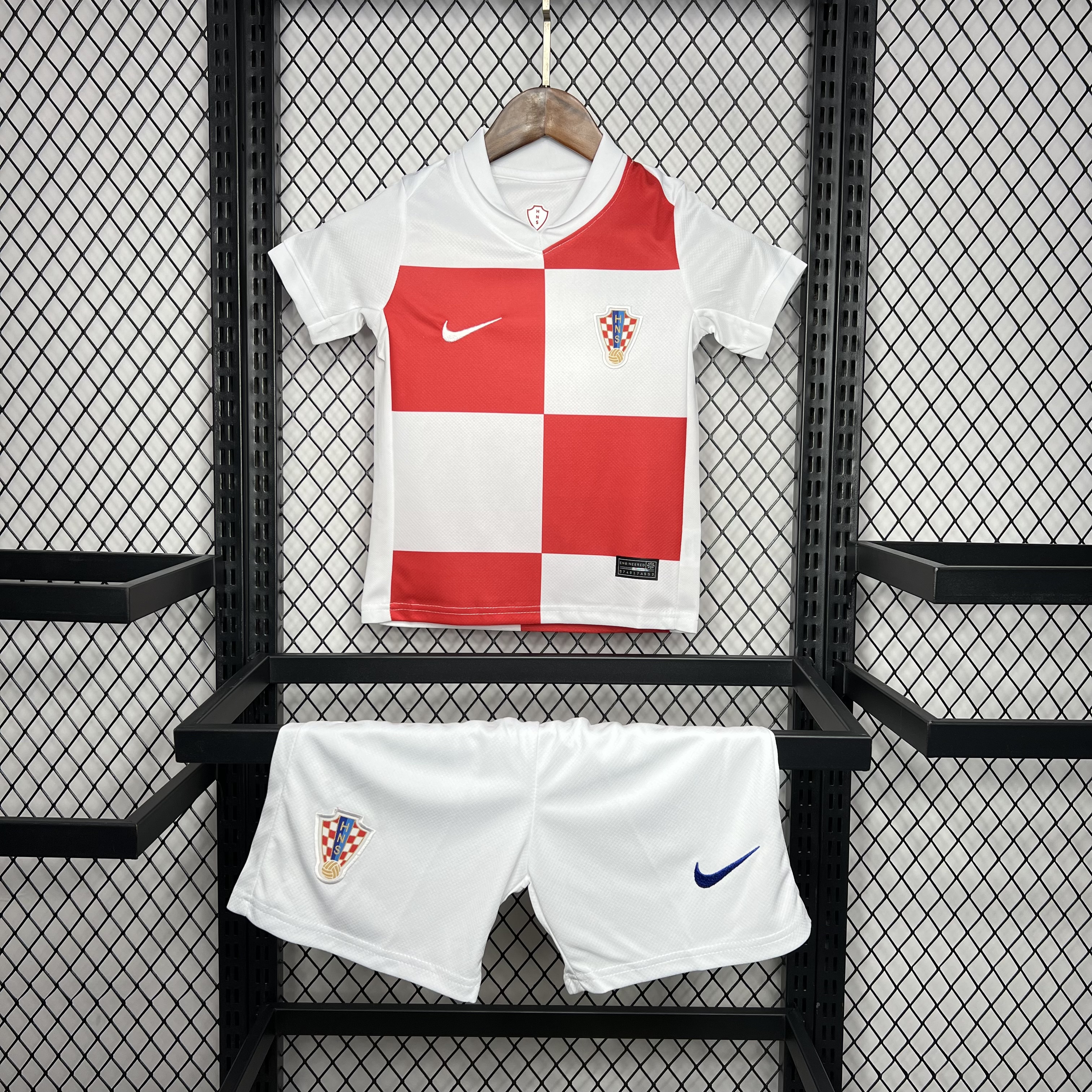 2024-2025 Croatia National Team Home Football Shirt 1:1 Thai Quality Kids Size