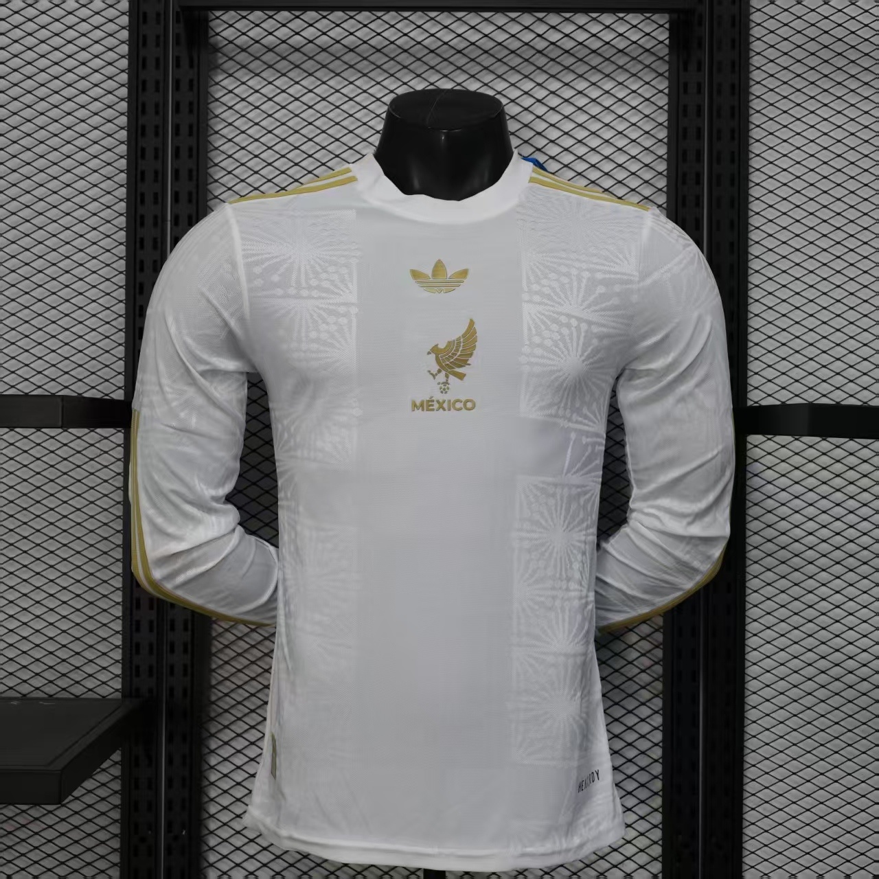 2025/2026 Long Sleeve Player Version Mexico National Special Edition platinum Football Shirt 1:1 Thai Quality