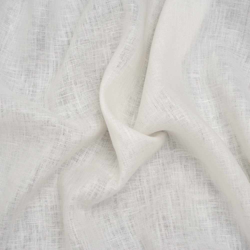 Medium Weight Linen Woven - Ivory - Famous Australian Designer Deadstock - Joann Fabrics