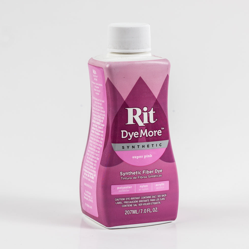 Rit DyeMore Synthetic Fiber Dye - Super Pink - 7oz Bottle - Joann Fabrics