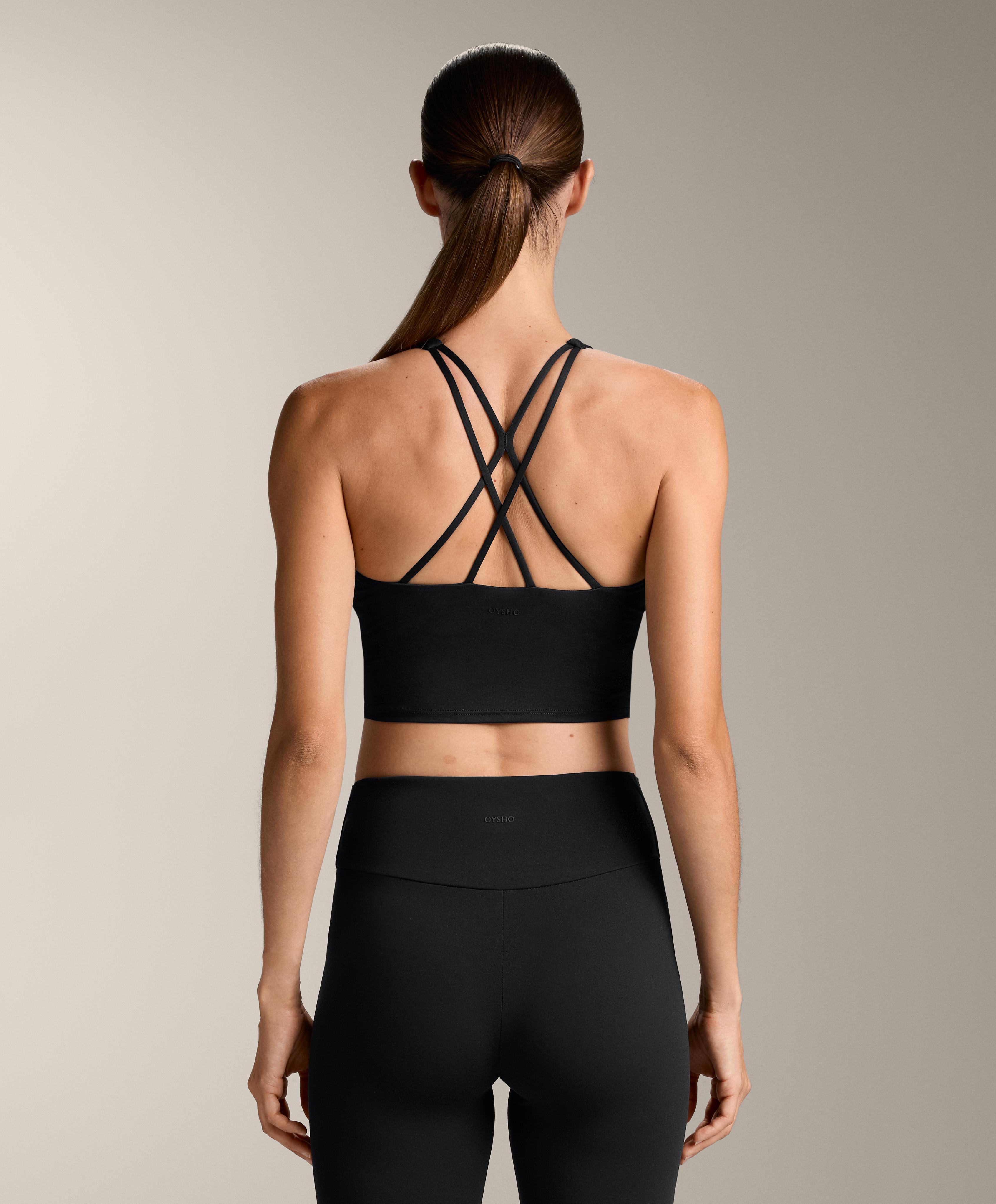 Comfortlux strap tank top with cups