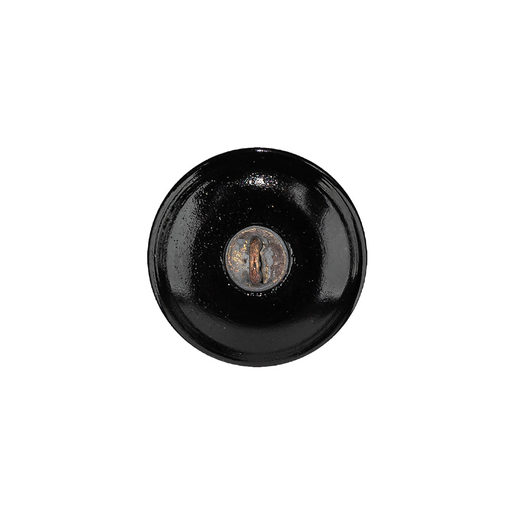 Vintage Gunmetal Floral Shank Back Glass Button - 28L/18mm - Joann Fabrics