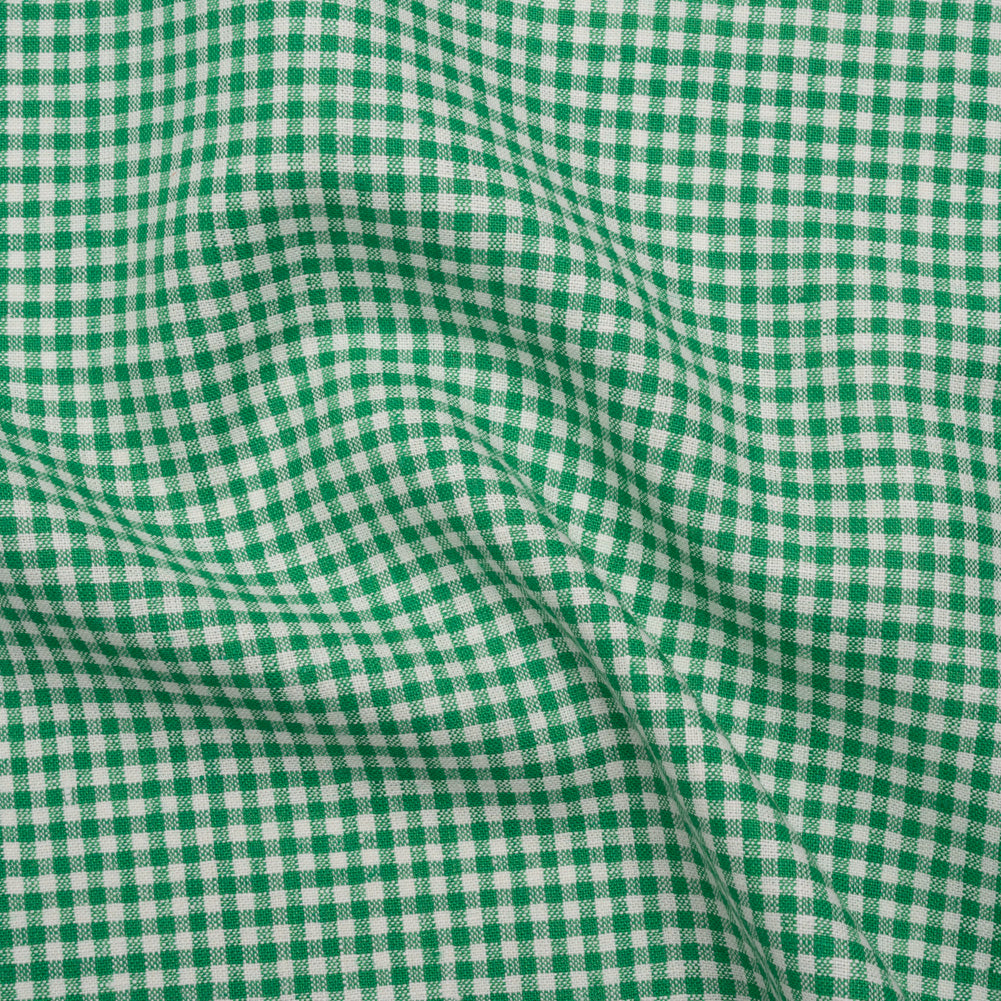 Heavyweight Linen Woven - Kelly Green and White Gingham Check - Joann Fabrics