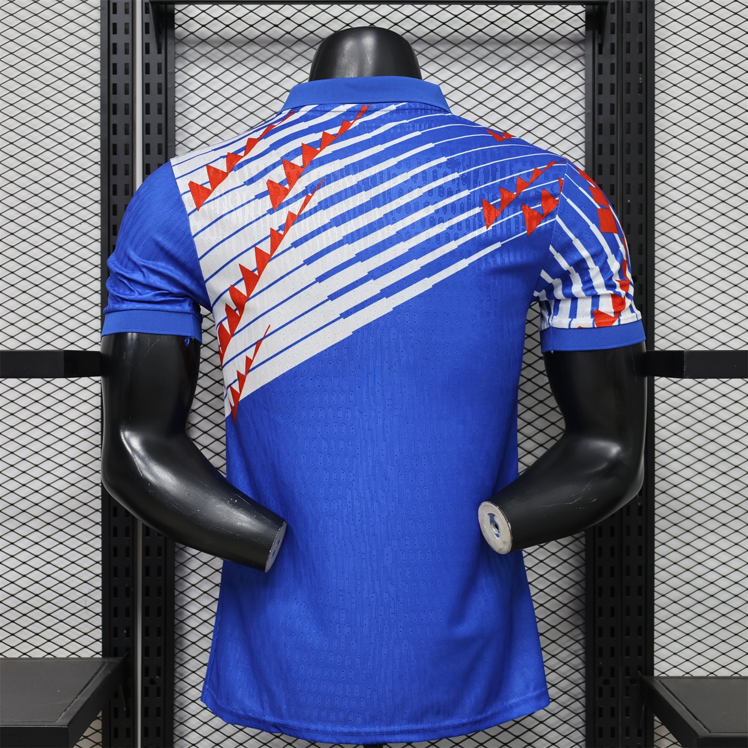 Japan 2026 Red-White Stripes Blue Special Jersey - Player Version - UnitedFutballJersey