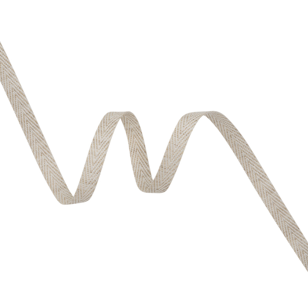 Linen Blend Twill Tape Made in Italy - 10mm - Oatmeal - Joann Fabrics