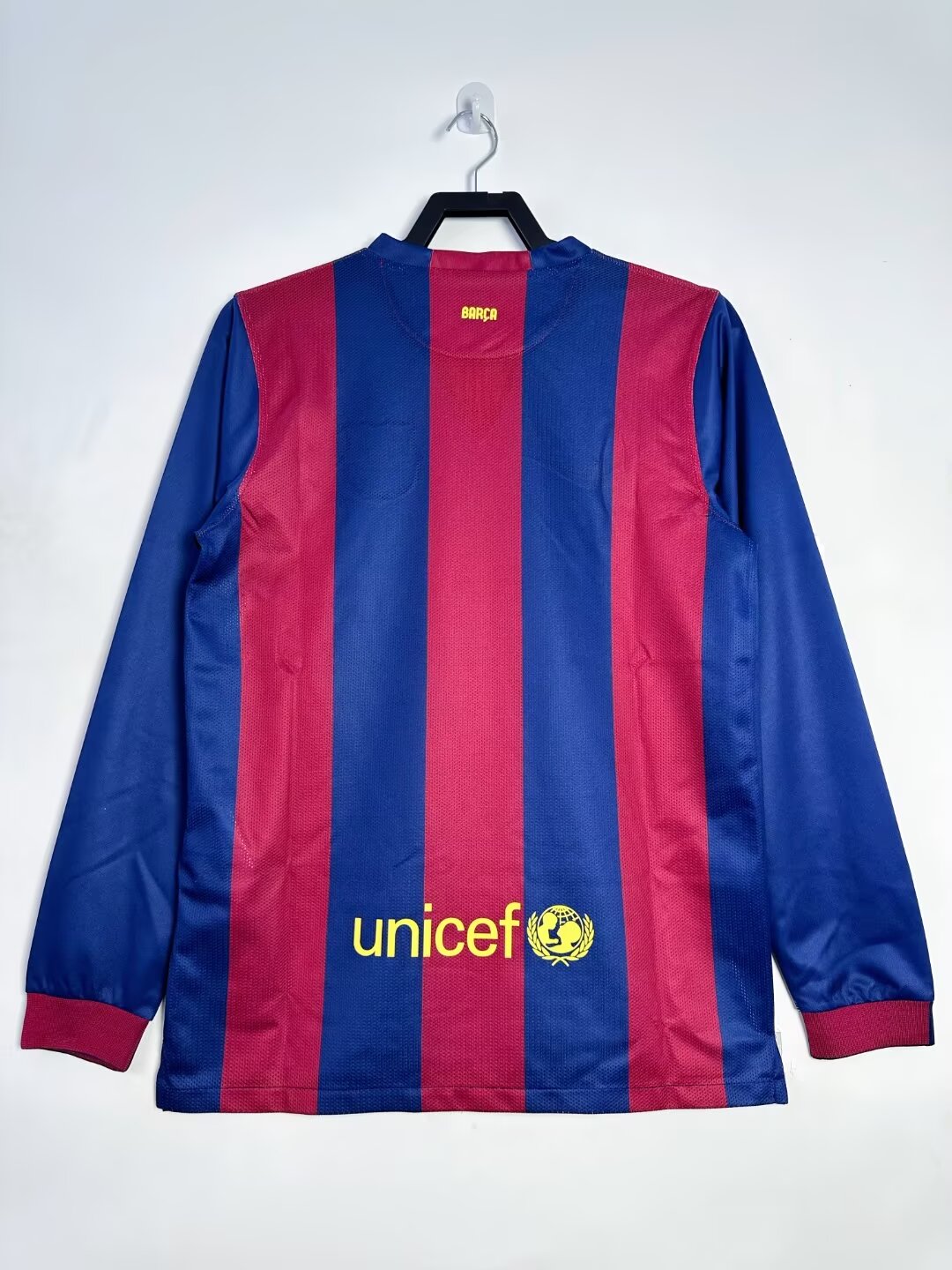 2014/2015 Retro Long Sleeve Barcelona Football Shirt Home 1:1 Thai Quality