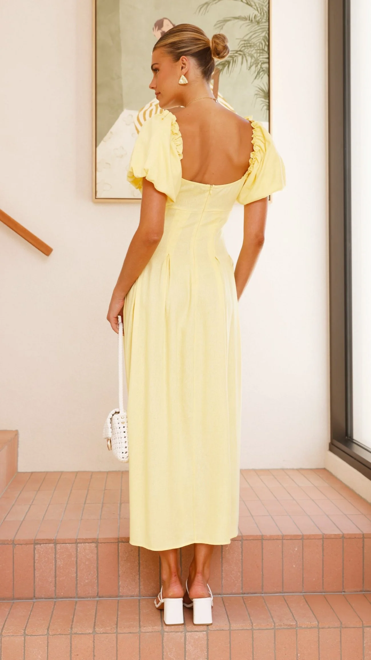 Christina Maxi Dress - Lemon