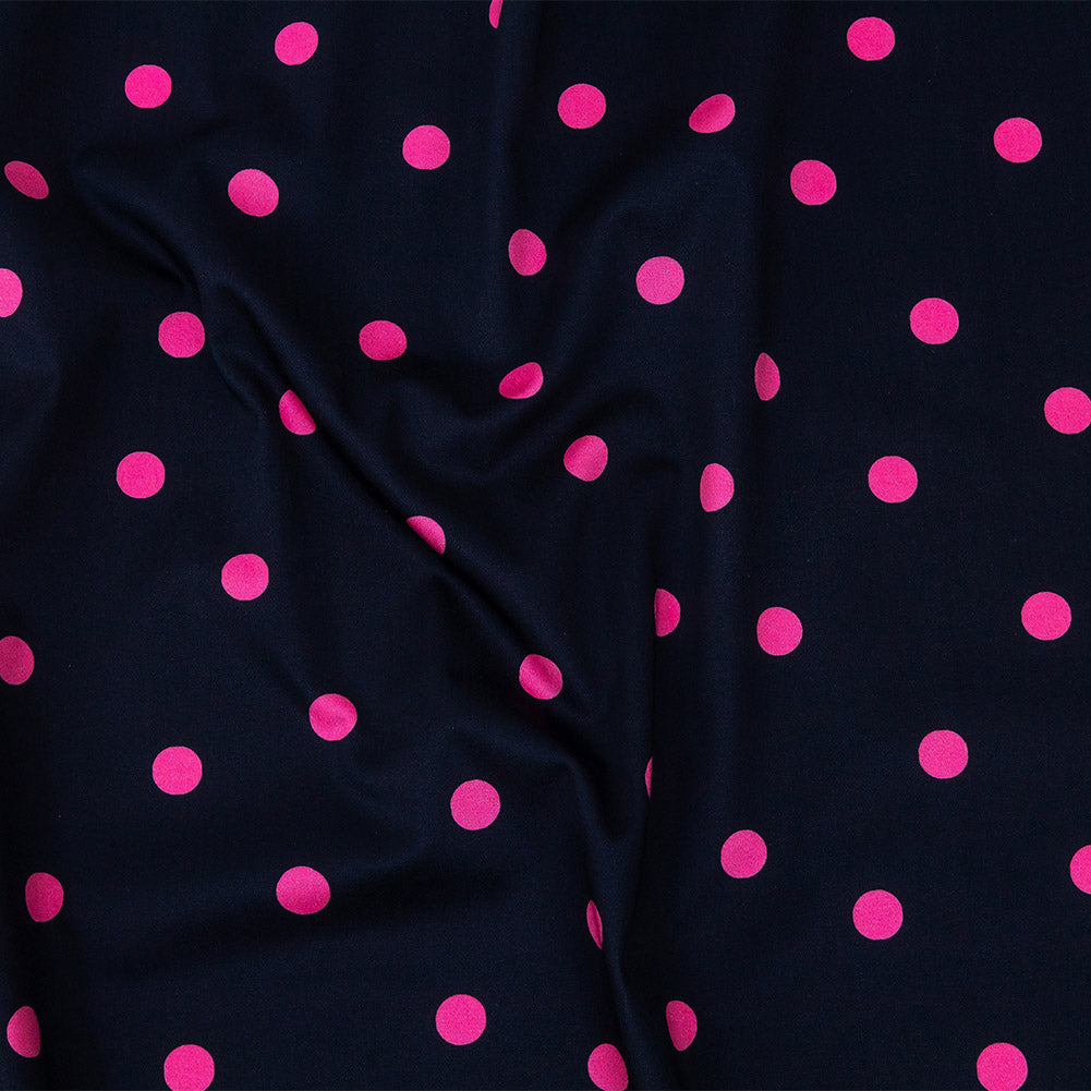 Mood Exclusive Night Sky and Pink Let's Bounce Stretch Cotton Sateen - Joann Fabrics