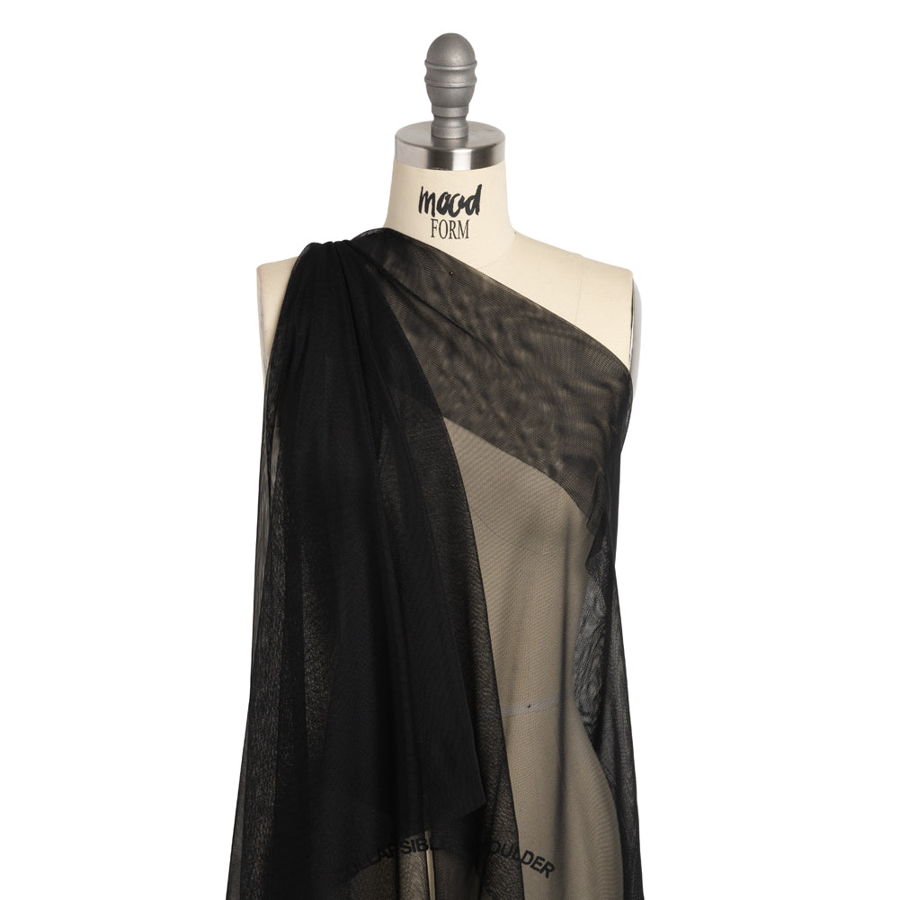 Polyester Mesh - Black - Designer Deadstock - Joann Fabrics