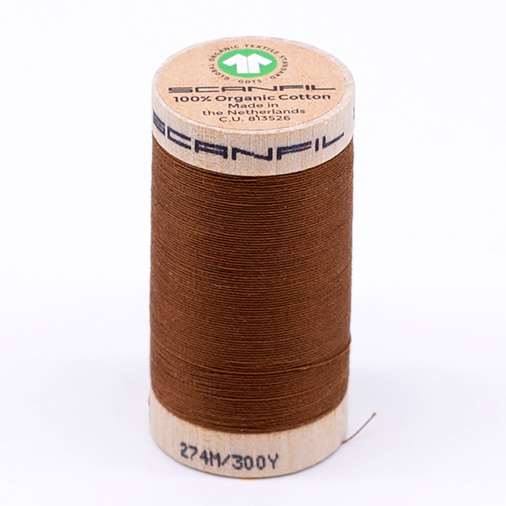 SCANFIL® 30wt Organic Pima Cotton Thread 300 yds - 4827 Cathay Spice - Joann Fabrics