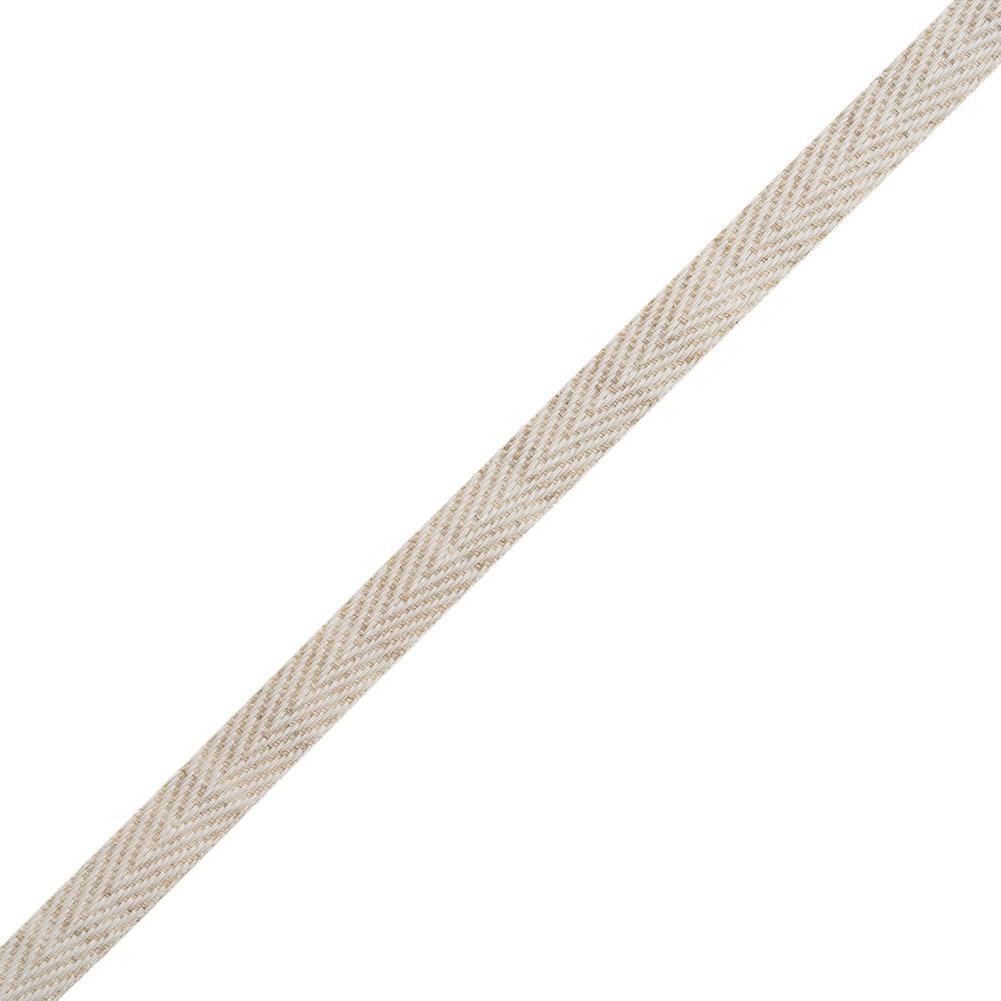 Linen Blend Twill Tape Made in Italy - 10mm - Oatmeal - Joann Fabrics