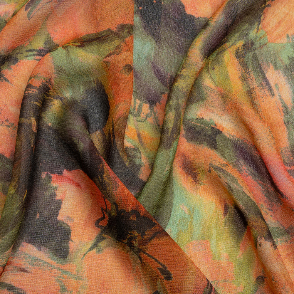 Mood Exclusive Mightily Magnolia Viscose Georgette - Joann Fabrics