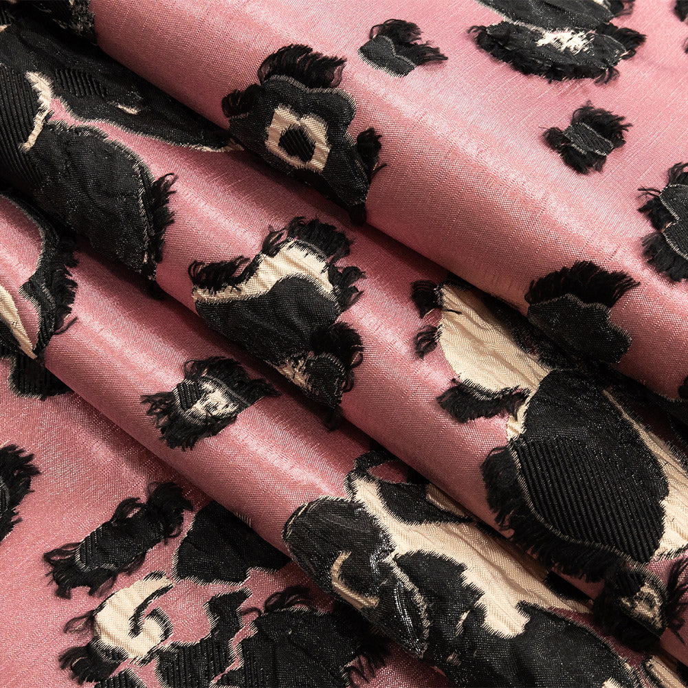 Pink and Beige Floral Luxury Brocade - Joann Fabrics