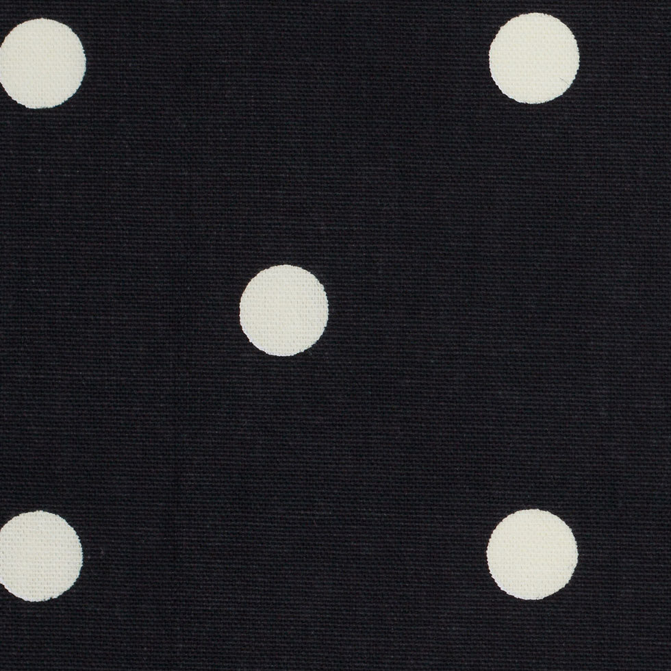 Licorice Cotton Canvas Polka Dots - Joann Fabrics