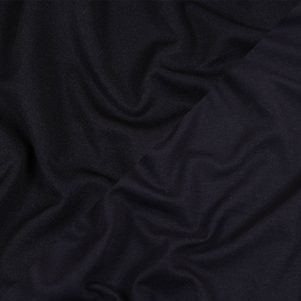 Black and Navy Polyester and Cotton Double Faced Interlock Knit - Joann Fabrics