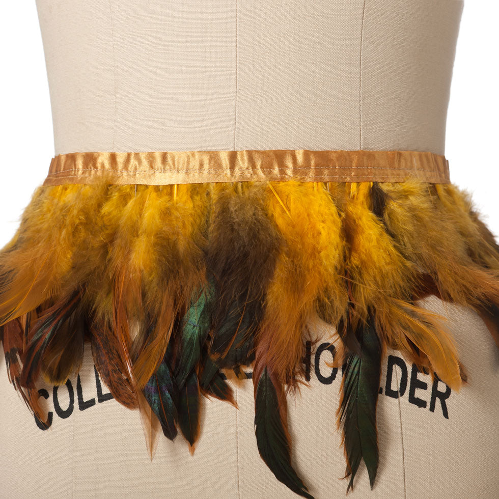 Yellow Feather Fringe - Joann Fabrics
