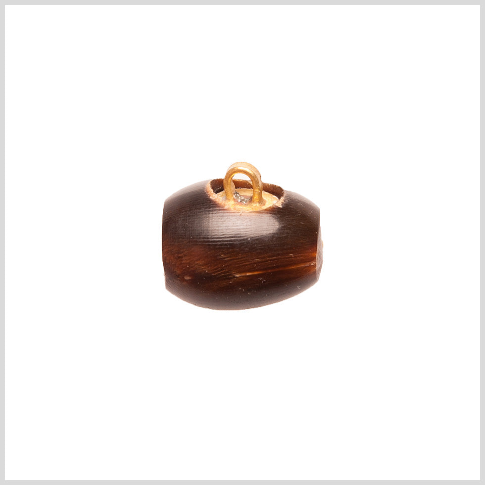 Brown Horn Shank Back Button - 24L/15mm - Joann Fabrics
