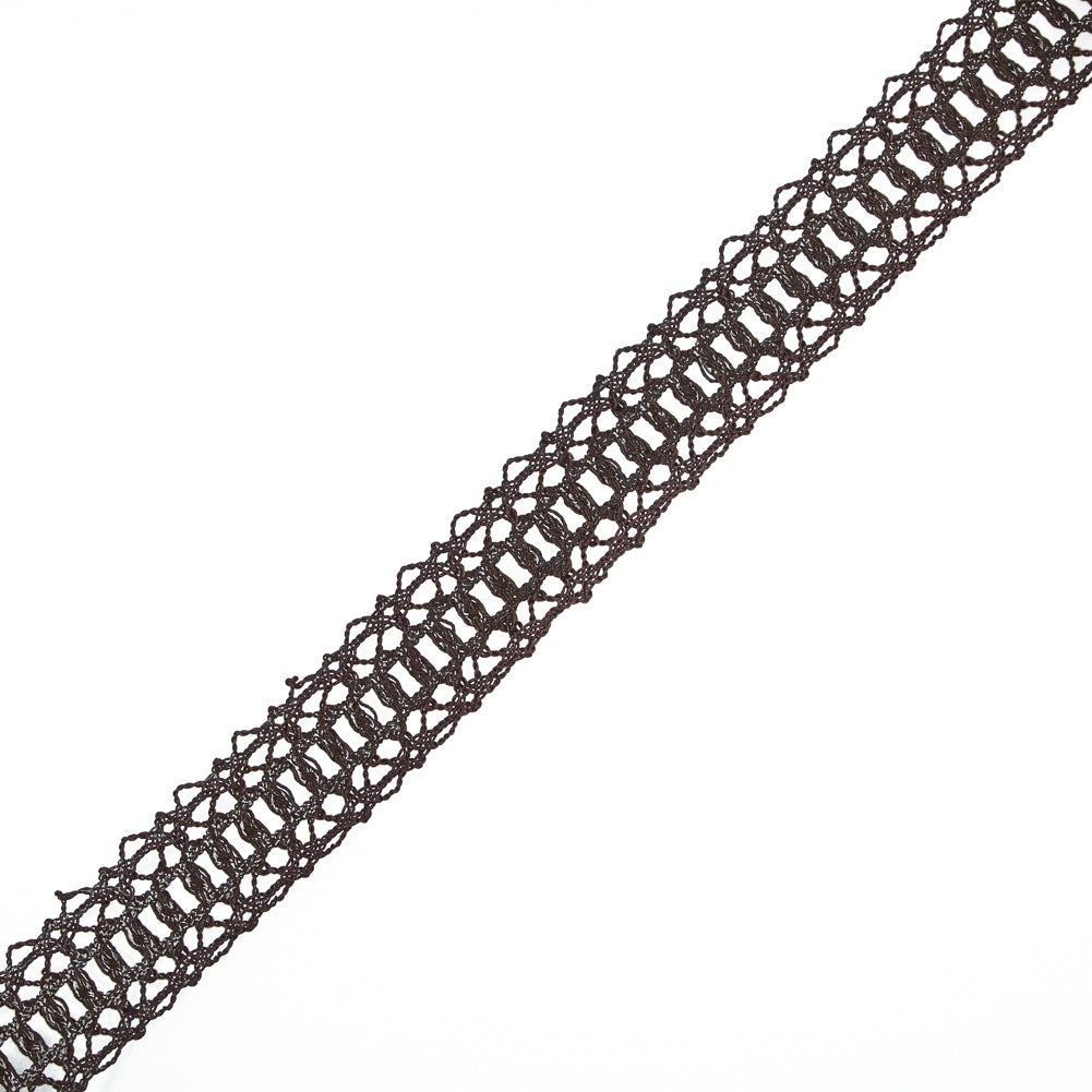Brown European Crochet Trim - 1.25