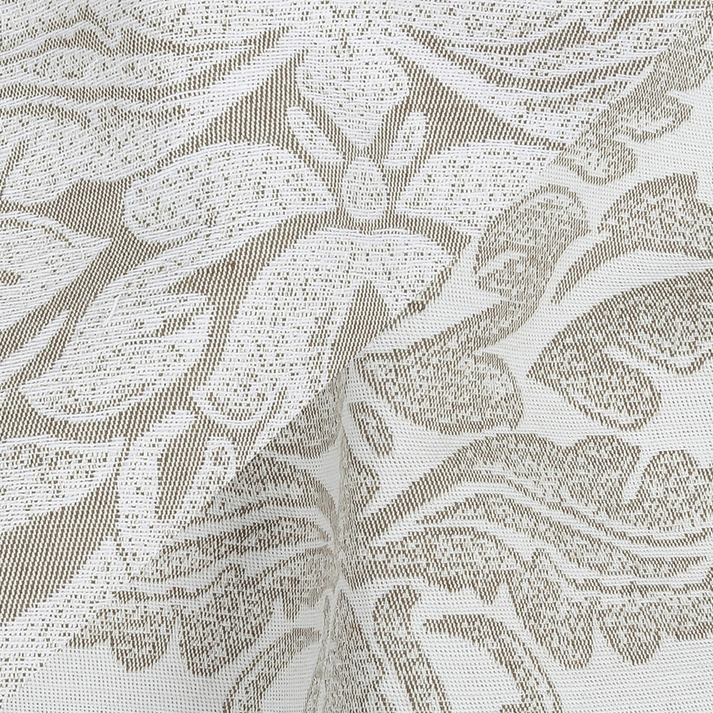 Beige and White Damask Double Wide Drapery Jacquard - Joann Fabrics