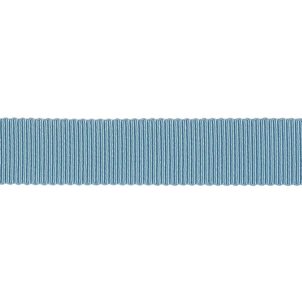 Dusty Blue Recycled Polyester Petersham Grosgrain Ribbon - 15mm - Joann Fabrics