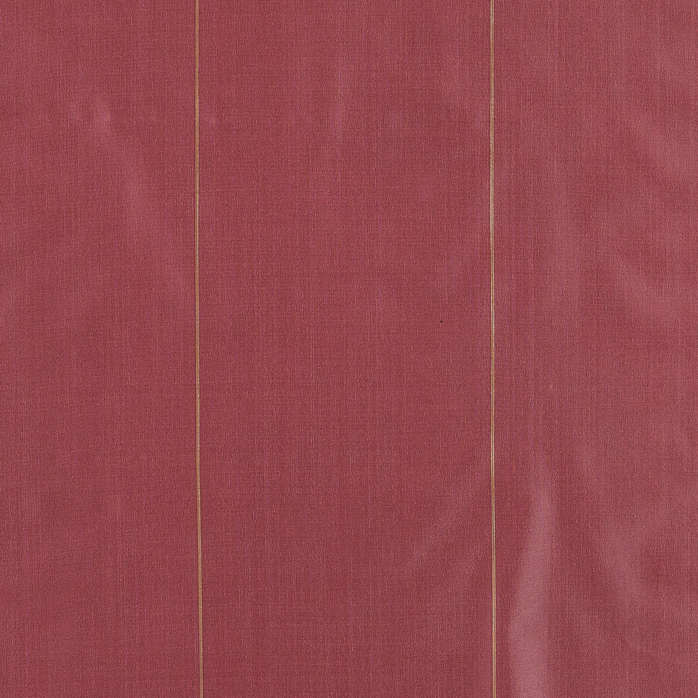 Red Polyester Taffeta with Metallic Gold Stripes - Joann Fabrics