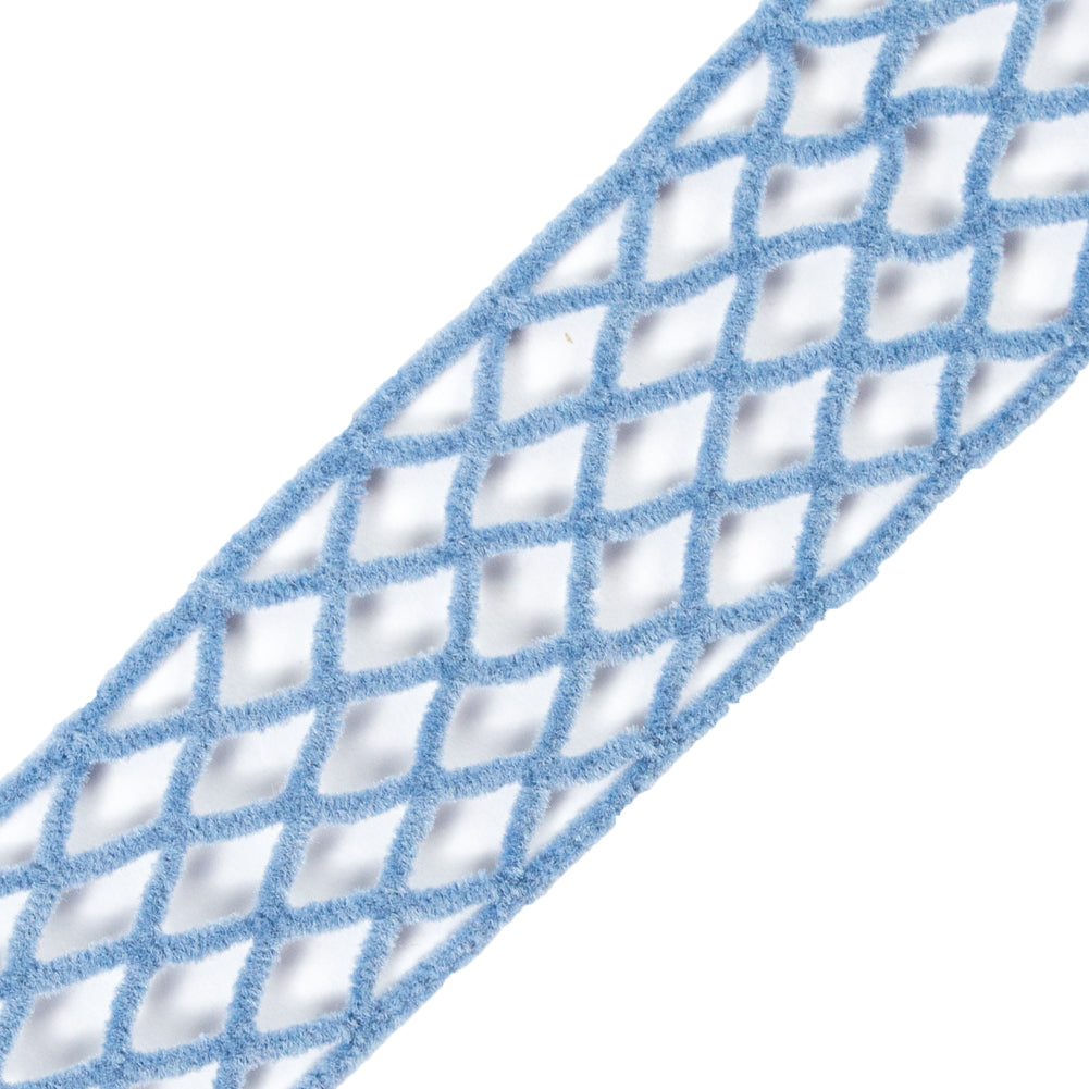 Azul Criss Cross Chenille Trim - 2