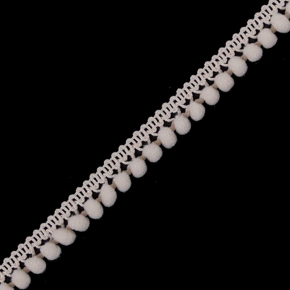 European Light Beige Single Row Mini Pom Pom Trim - Joann Fabrics