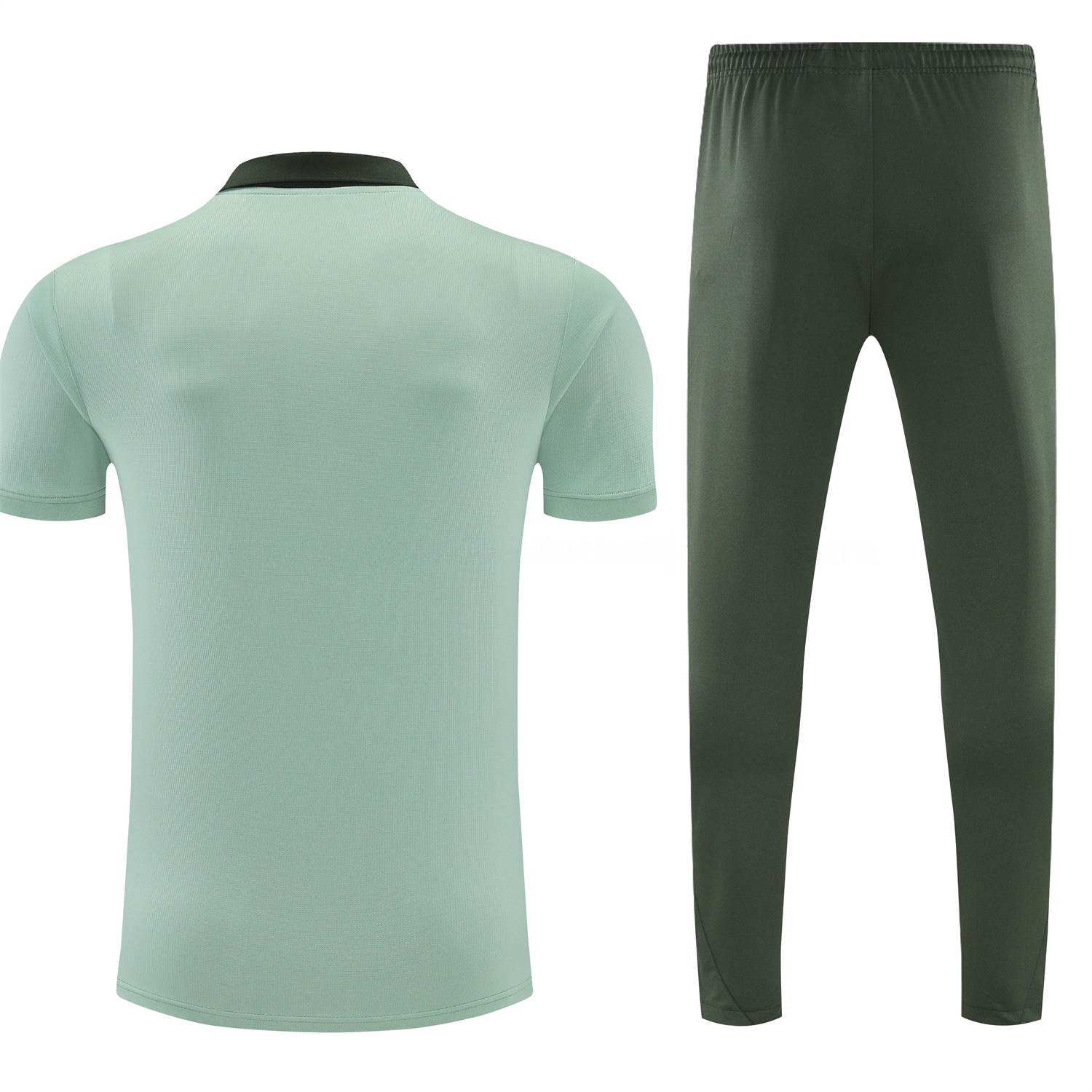 C.H.E.L.S.E.A 25-26 POLO Short-Sleeve Training Set - Light Green Top and Dark Green Pants - UnitedFutballJersey