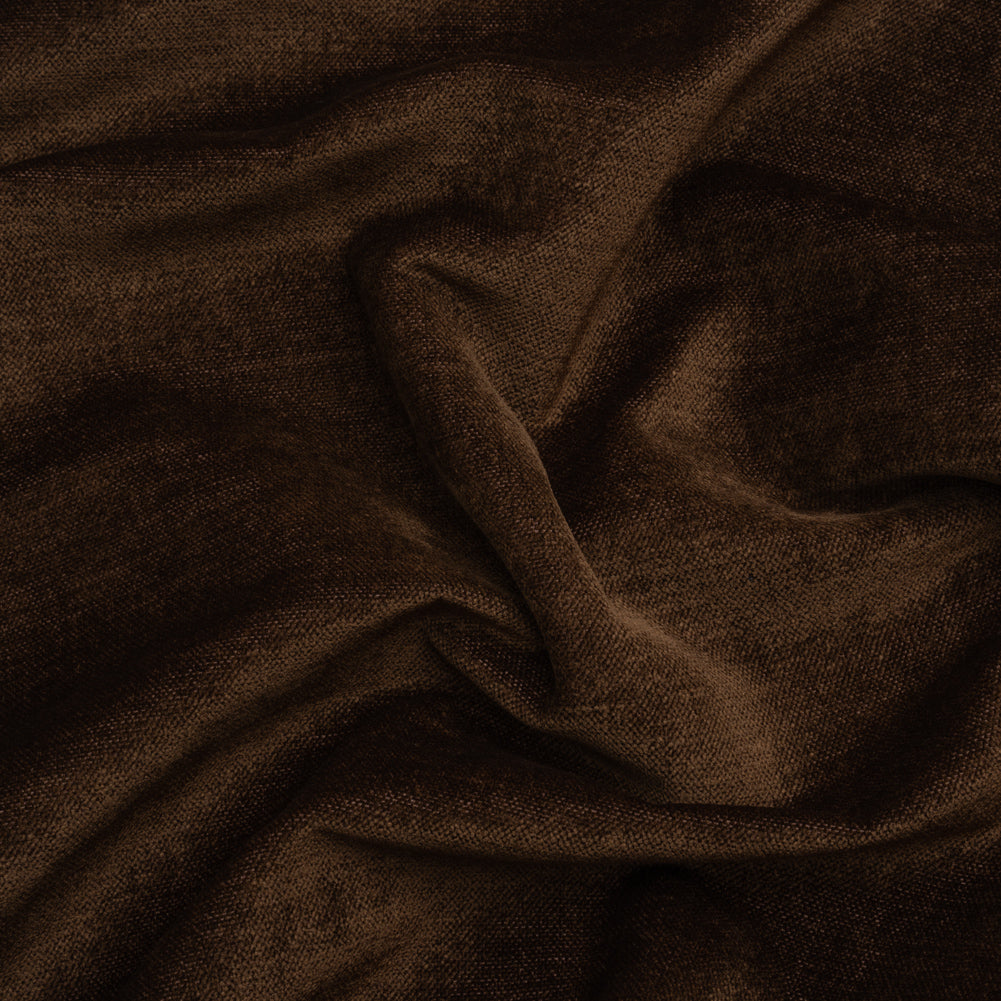Upholstery Chenille with Latex Backing - Chocolate - Tonnet Collection - Joann Fabrics