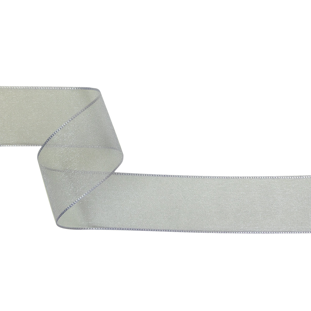 Lavender Shimmering Organza Ribbon with Woven Edges - 1.5