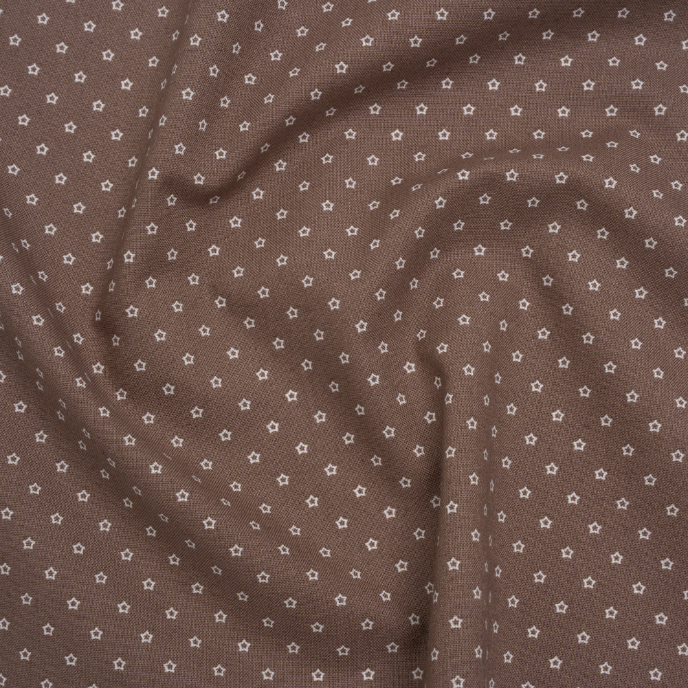 Printed Quilting Cotton by Ghazal Razavi for FIGO Studio - Cocoa Stars - Nest Collection - Joann Fabrics