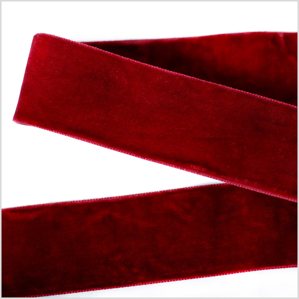 Double Faced Velvet Ribbon Made in Italy - 1.5