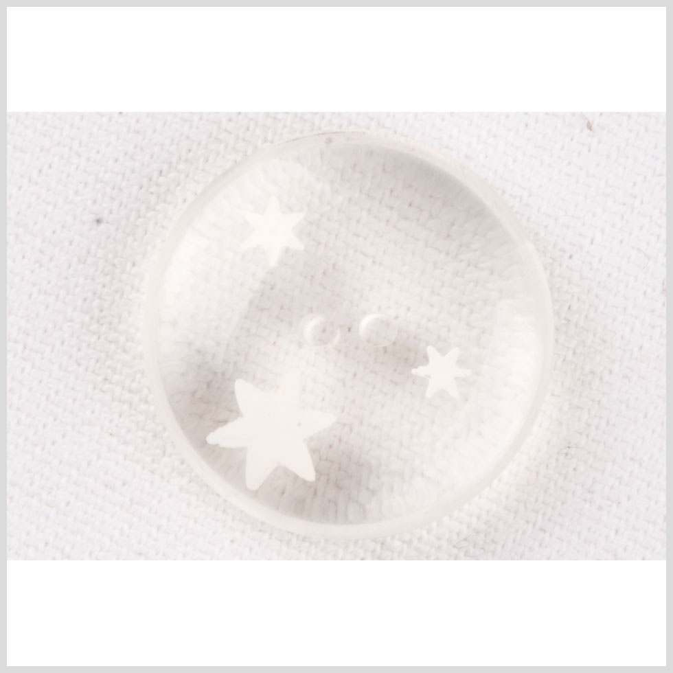 Clear Ivory Plastic Button - 24L/15mm - Joann Fabrics