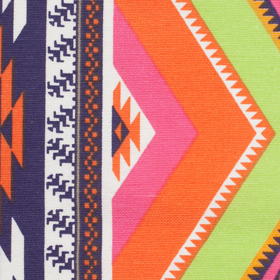 Spanish Multicolor Geometric Cotton-Polyester Print - Joann Fabrics