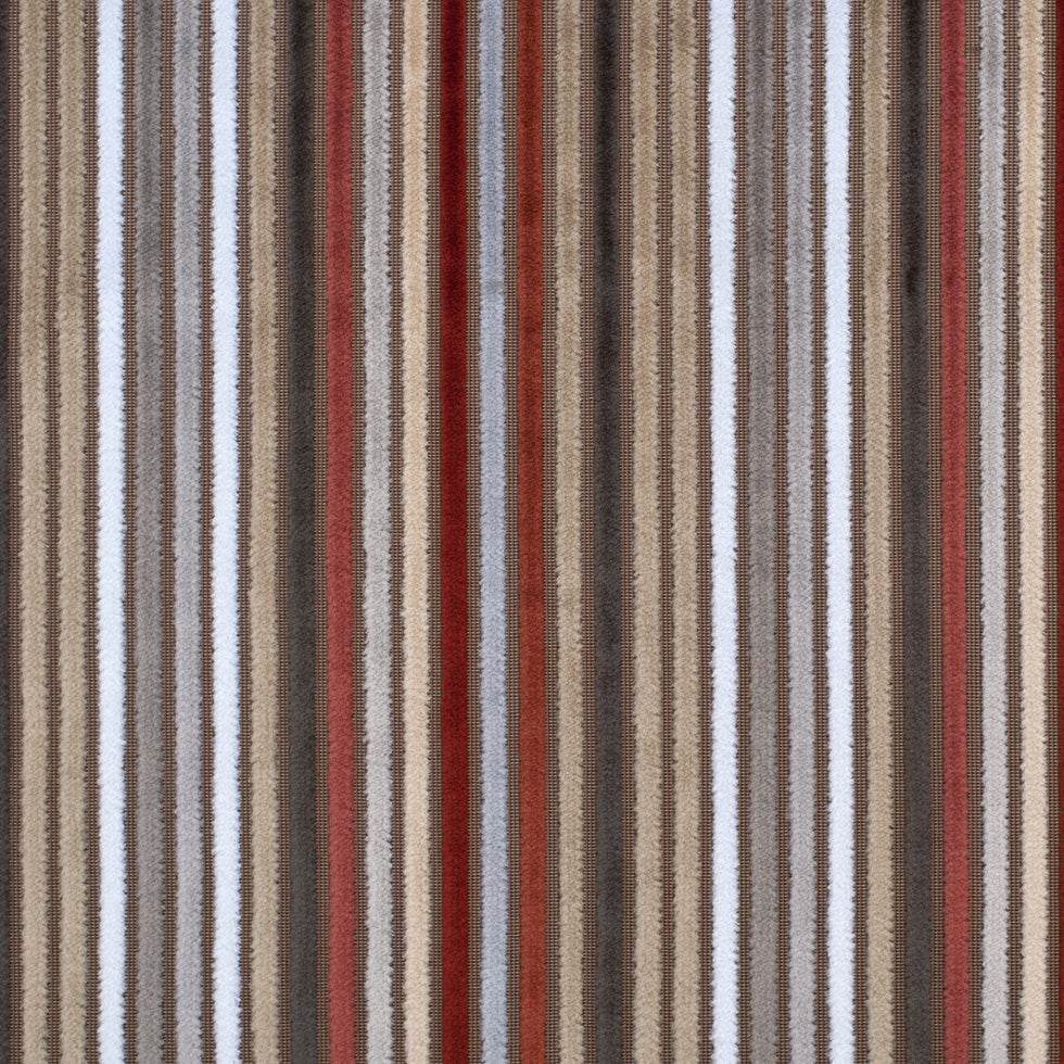 Beige and Rust Striped Velvet - Joann Fabrics