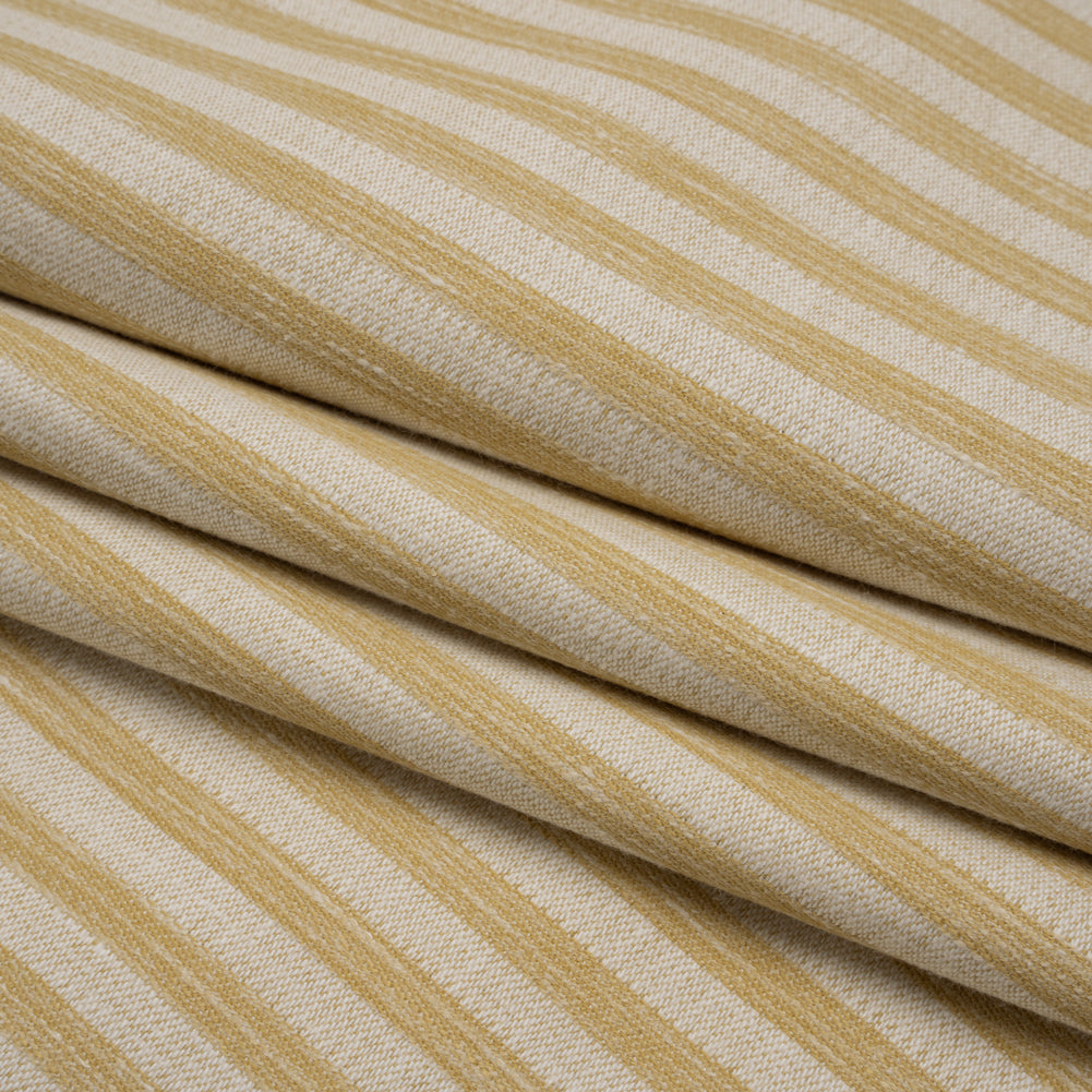 Cotton Blend Home Decor Jacquard - Maize Stripes - British Imported - Joann Fabrics