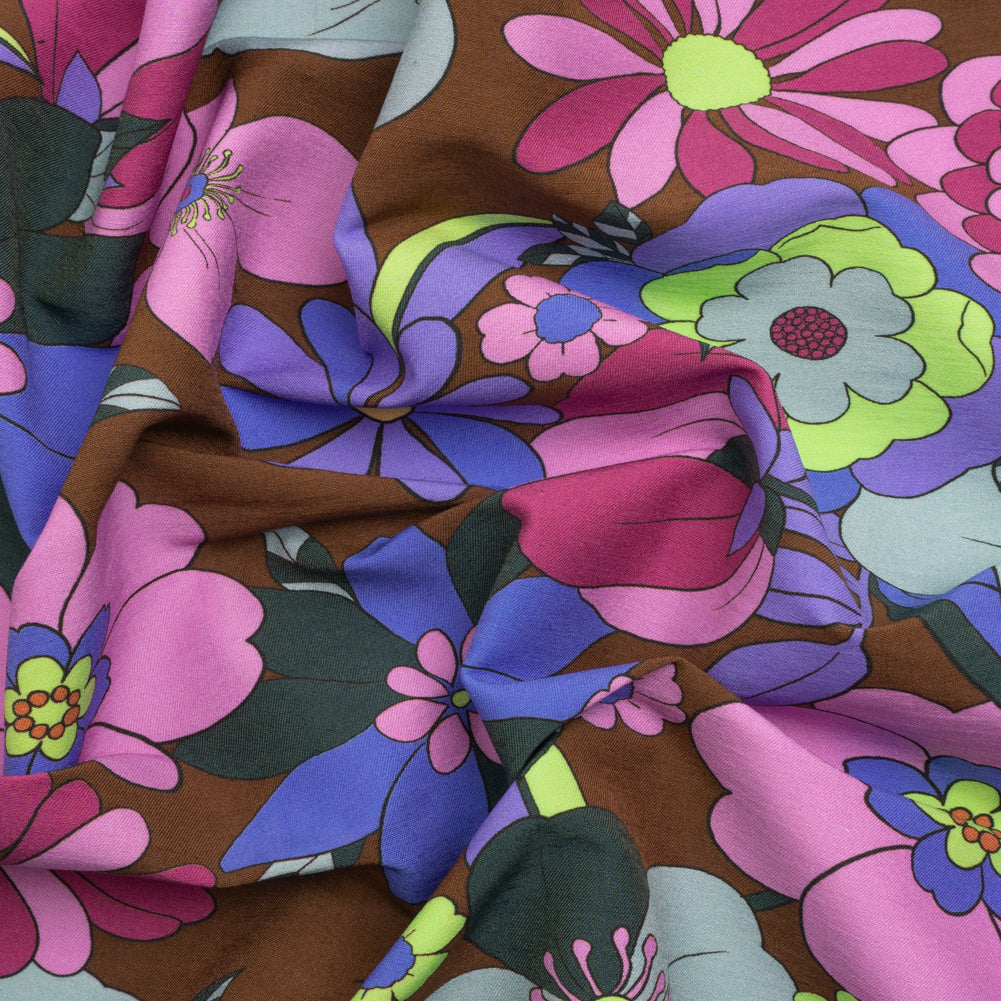 Mood Exclusive Daisy Delight Stretch Viscose and Polyamide Twill - Joann Fabrics