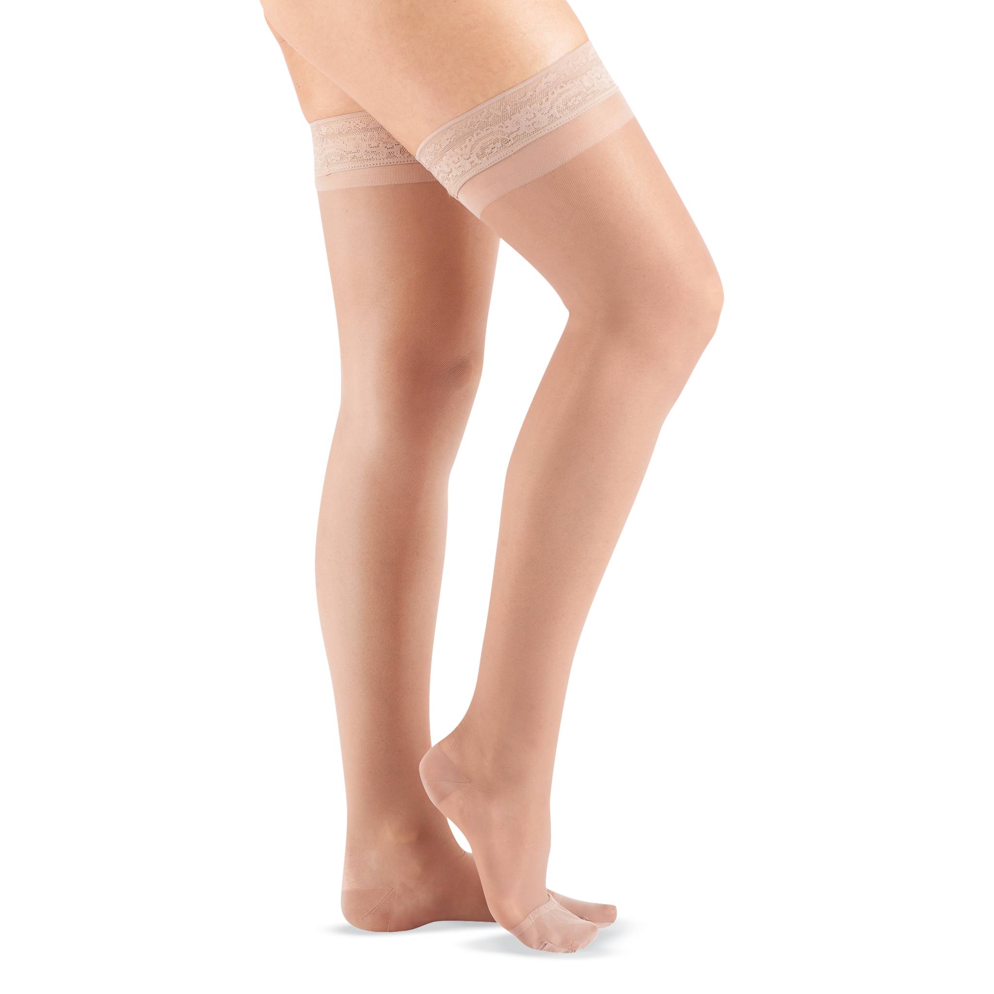 Support Plus Sheer Firm Thigh High with Lace - Northstyle Catalog