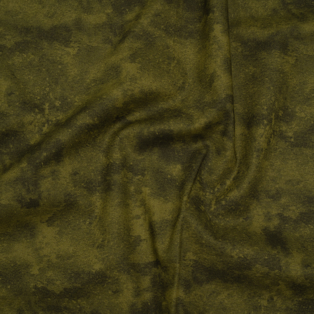 Printed Quilting Cotton by Deborah Edwards Northcott Studio - Tuscan Olive Fresco Texture - Toscana Collection - Joann Fabrics