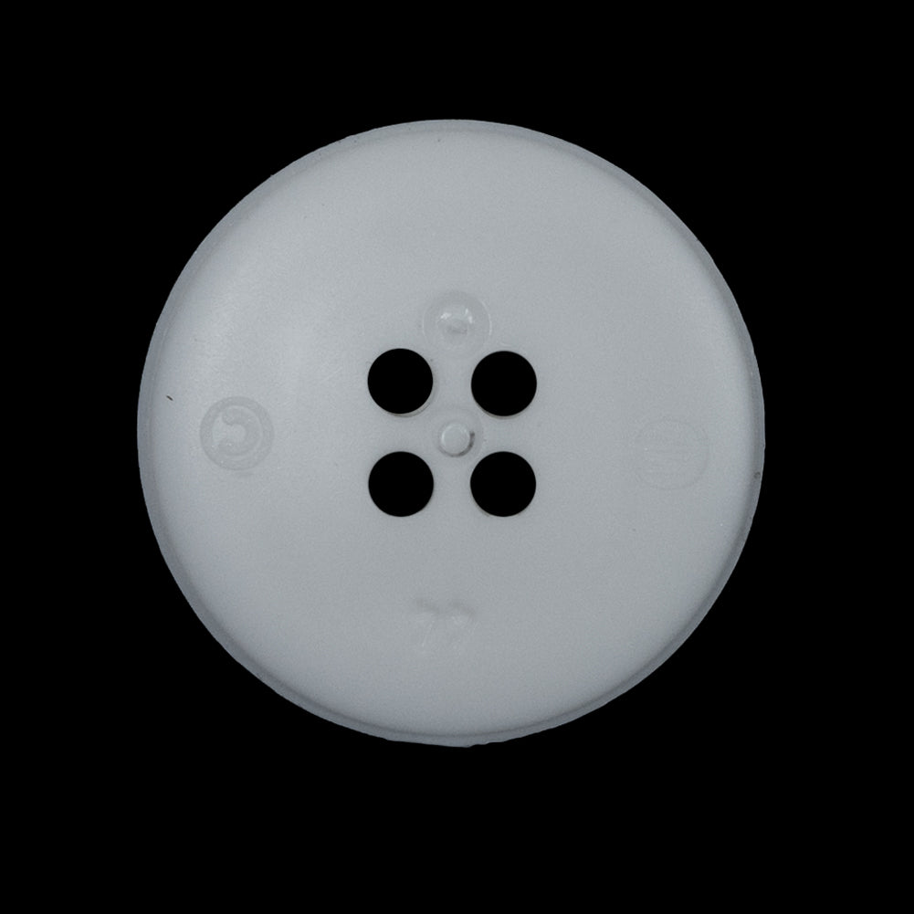 White Geometric Plastic Shank-Back Button - 44L/28mm - Joann Fabrics
