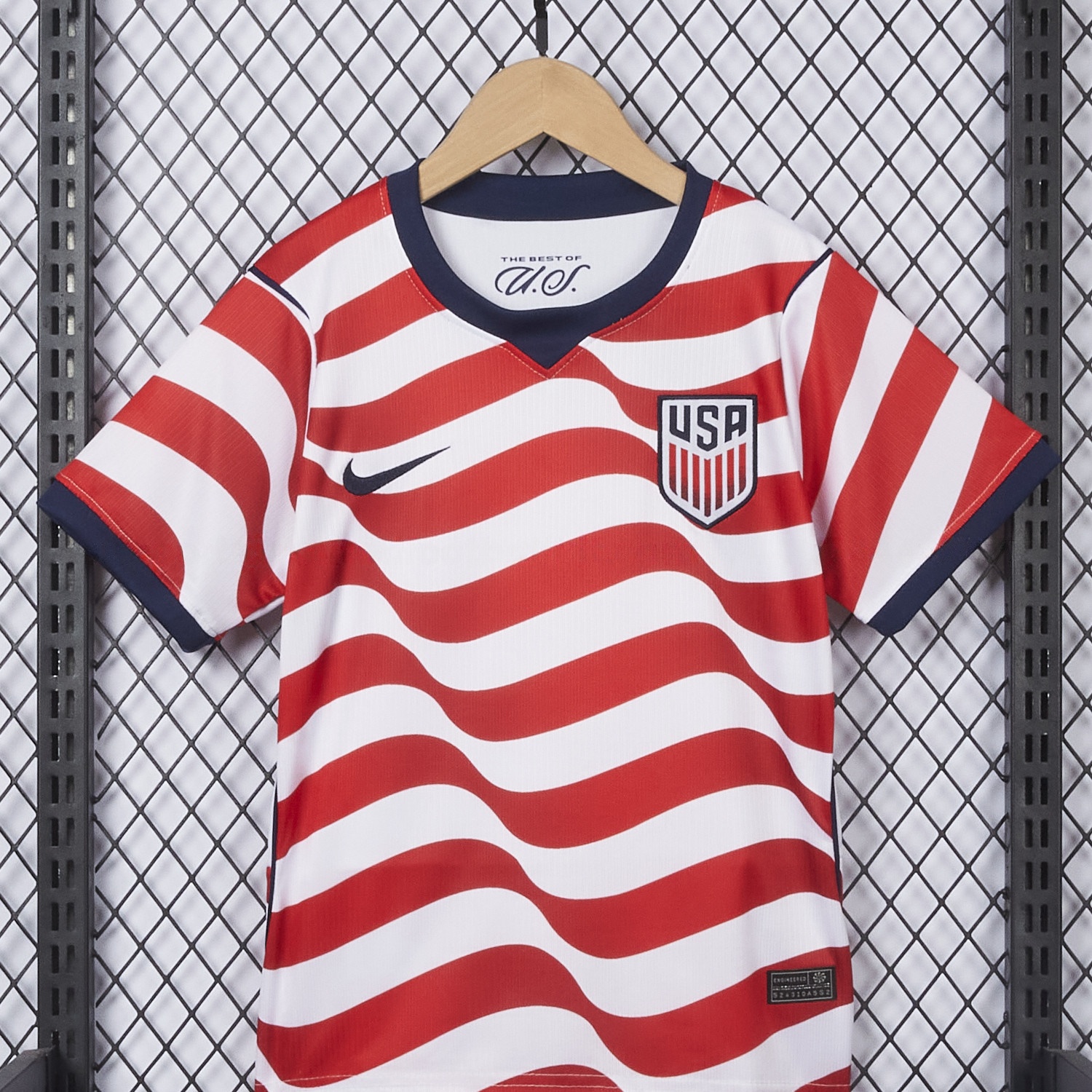 【Back Blank】United States USA 2026 Home Kids Kit - UnitedFutballJersey