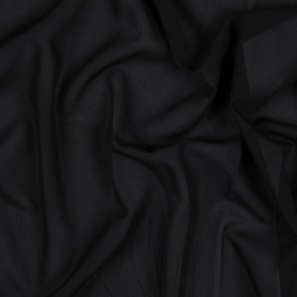 Black Stretch Silk Georgette - Joann Fabrics