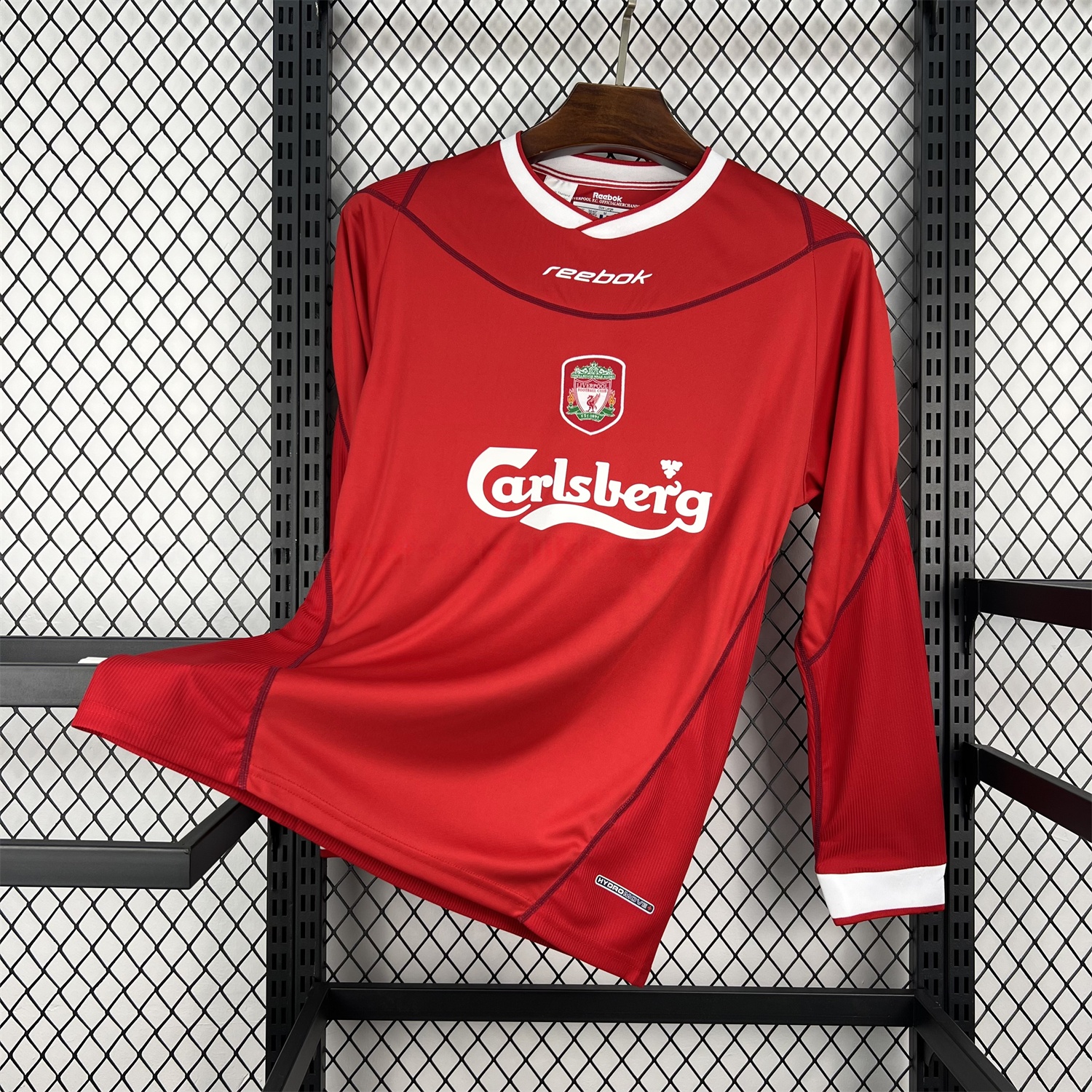 Retro Liver.pool 2002-04 Home Long Sleeves Jersey - UnitedFutballJersey