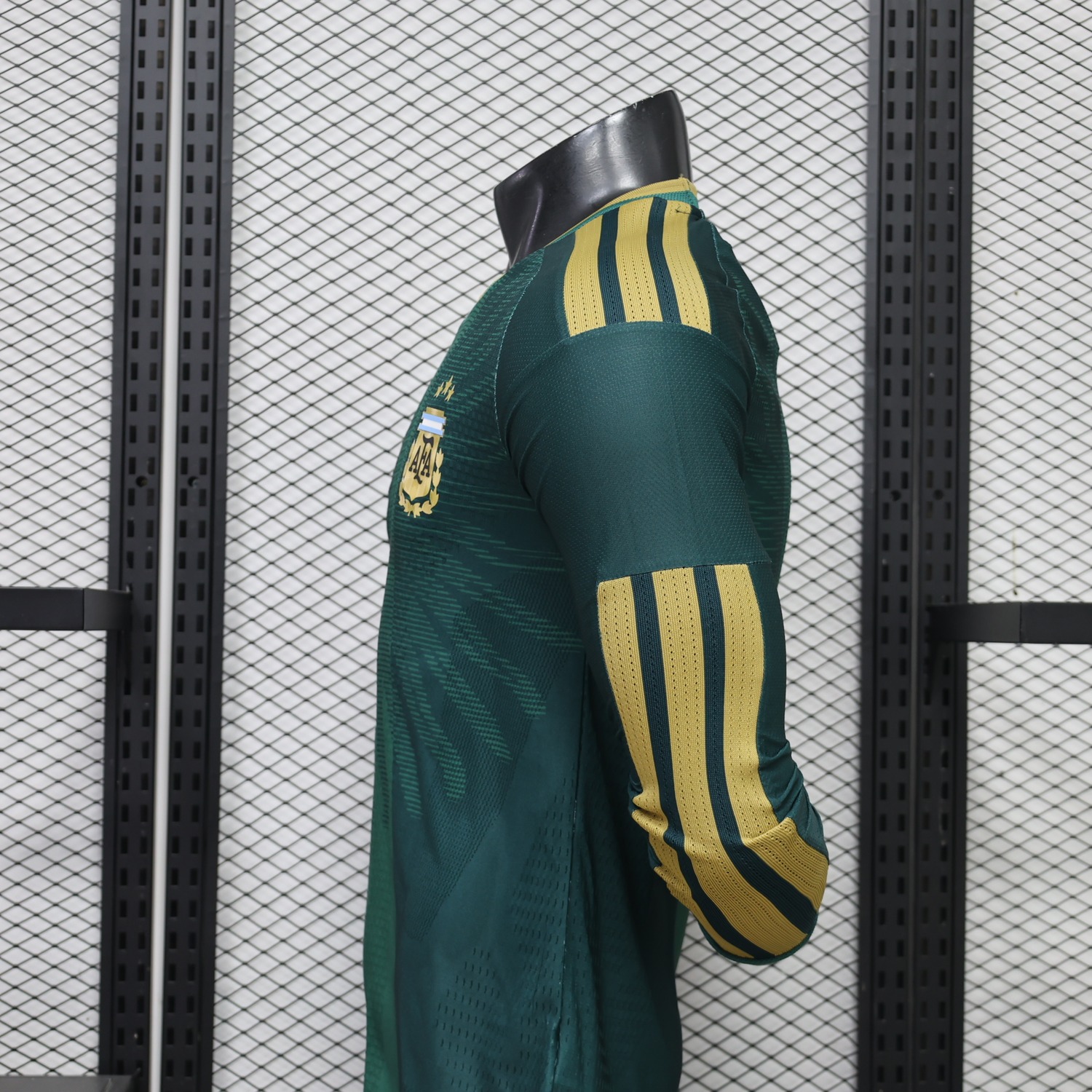 Argentina 2026 Messi Last Match Anniversary Green Goalkeeper Long Sleeves Jersey - Player Version - UnitedFutballJersey