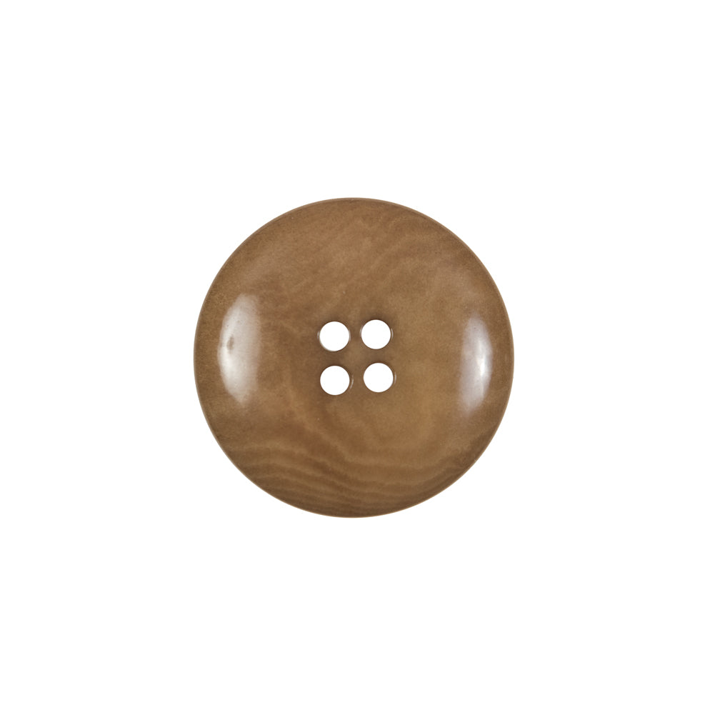Dark Tan Horn 4-Hole Button - 32L/20mm - Joann Fabrics