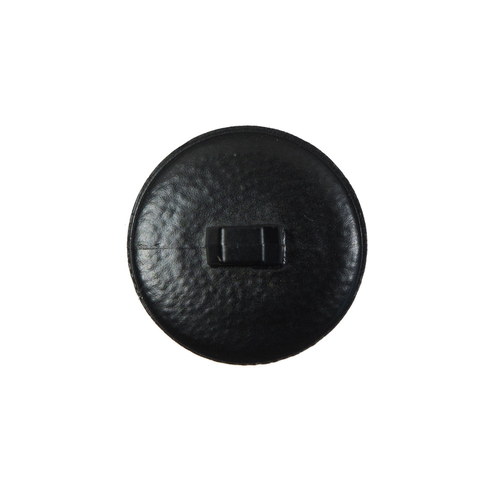 Black Faux Leather Shank Back Button - 32L/20mm - Joann Fabrics