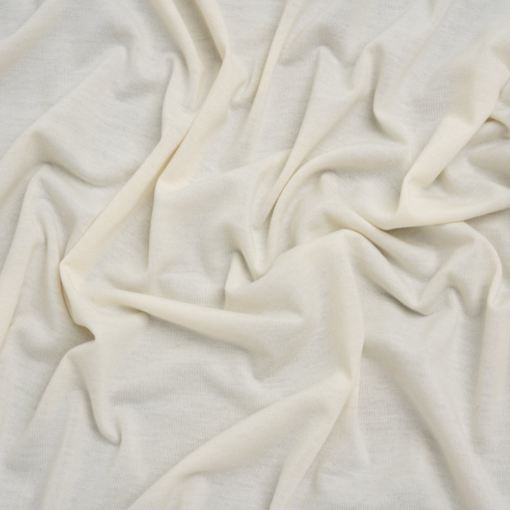 Stretch Polyester Jersey - Ivory - Designer Deadstock - Joann Fabrics