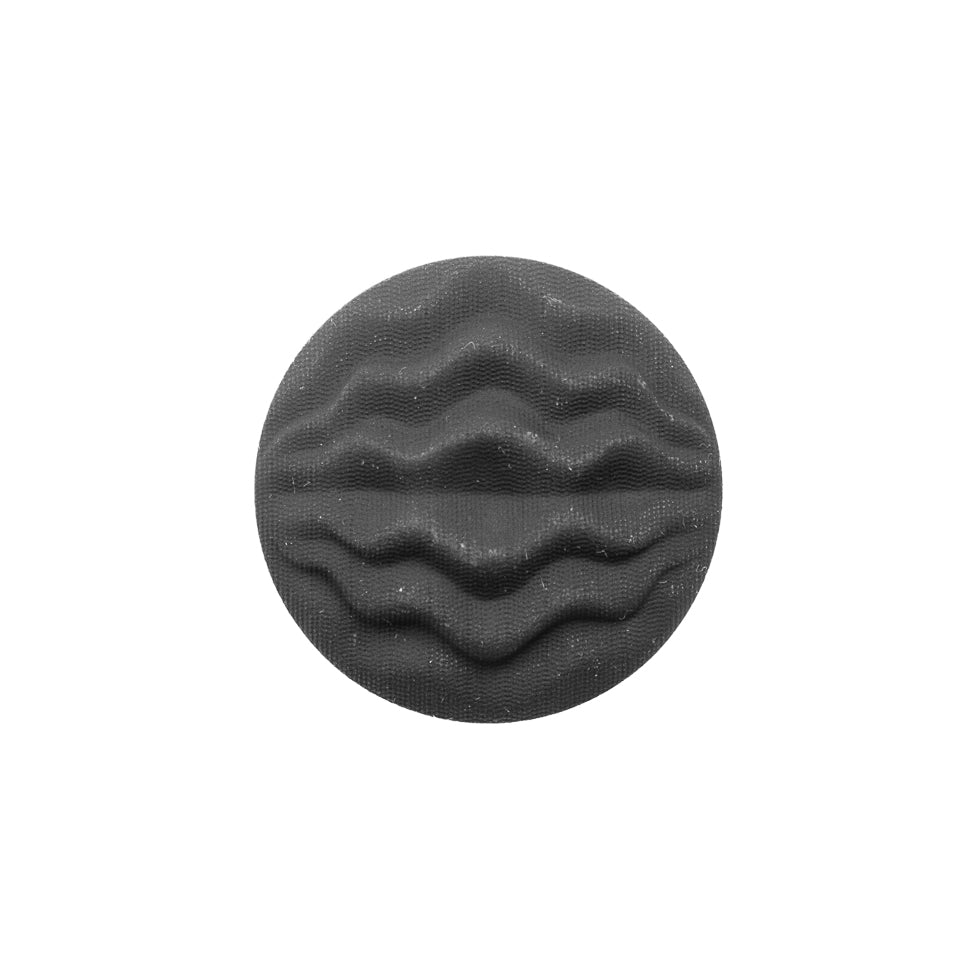 Italian Gray Wavy-Textured Plastic Shank Back Button - 28L/18mm - Joann Fabrics