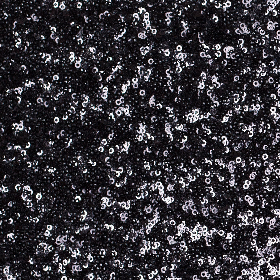 Mesh with Baby Sequins - Black - Joann Fabrics